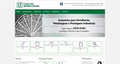 Desktop Screenshot of casadoserralheiro.com